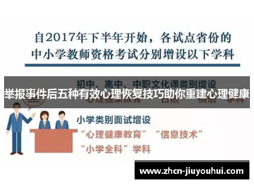 举报事件后五种有效心理恢复技巧助你重建心理健康